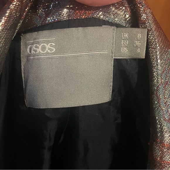 ASOS Metallic Floral Women's Blazer - Picture 4 of 4